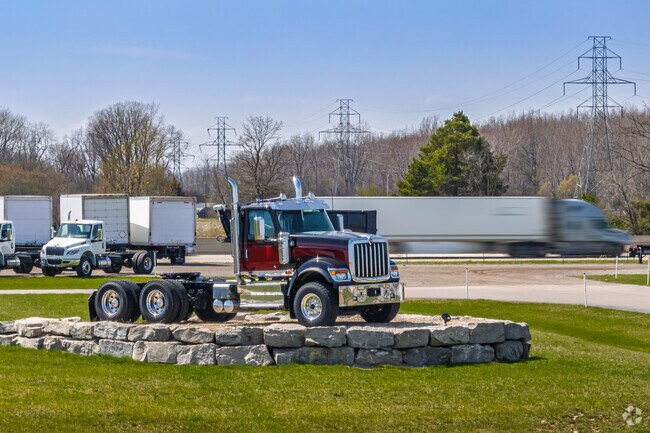 Truck depots along I-75 on Saginaw's east side employ many Northeast residents.