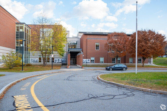 Wood Hill Middle School welcomes students in grades 6-8 in Haggetts.