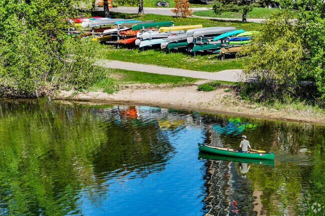 Bde Maka Ska is a favorite spot for water enthusiasts.
