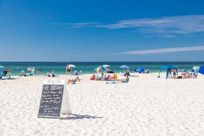 Laurel residents can enjoy the sun and surf on the verdant waters of the Gulf at Nokomis Beach.