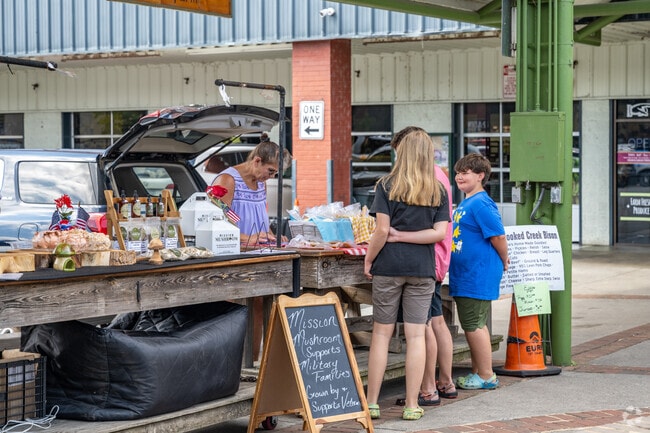 Swing by the Lynchburg Community Market in Tate Springs.