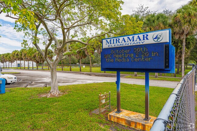 Miramar Elementary School is great for young residents of Miramar, FL.