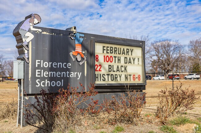 Florence Elementary serves not only the Florence neighborhood but also the greater area.