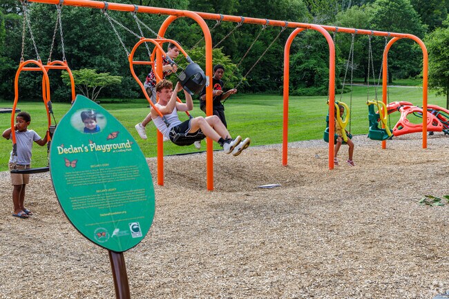 Declan’s Playground near The Thicket welcomes all ages.