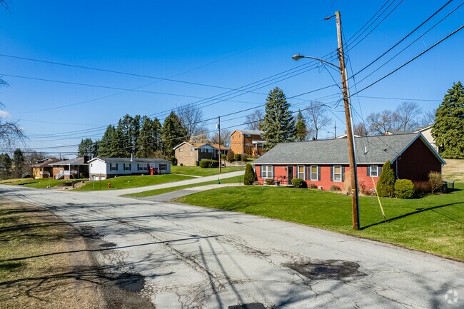 The homes of North Versailles have large yards in the front and back.