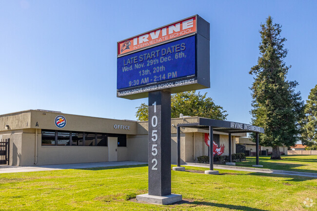 James Irvine Intermediate School is a nice place to meet new friends.