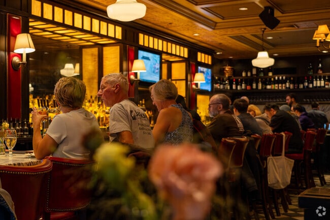 There are plenty of seats at the bar at Foundy On Elm in Davis Square.
