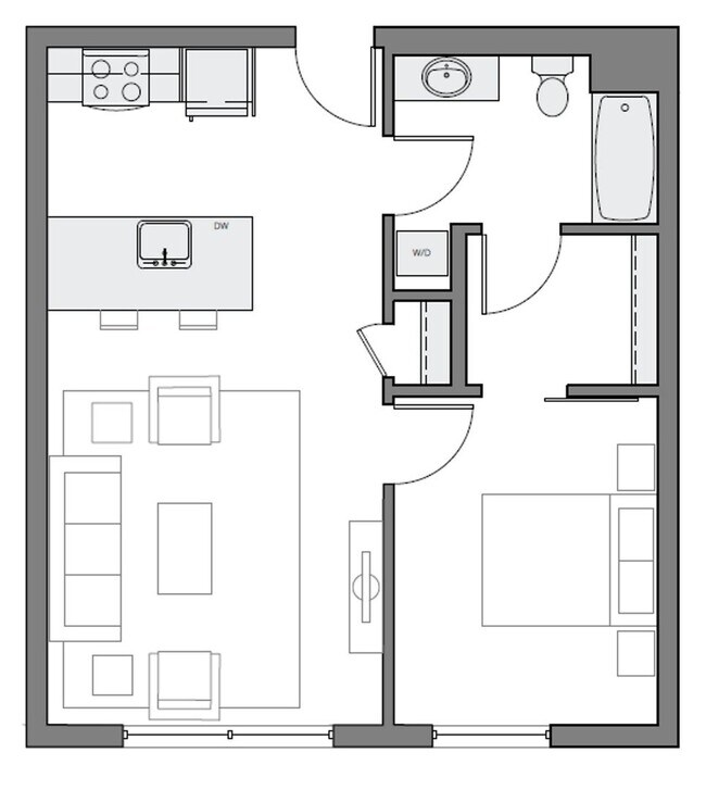Crane Interbay Apartments, Seattle, WA 98119 - photo 2