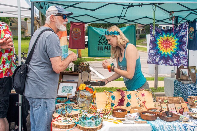 Artisan Collective Market in nearby Batavia is popular among Big Woods Marmion residents.