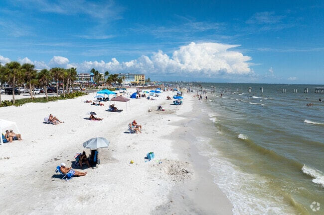 Beautiful and scenic Fort Myers Beach is just minutes down the road from Whiskey Creek.