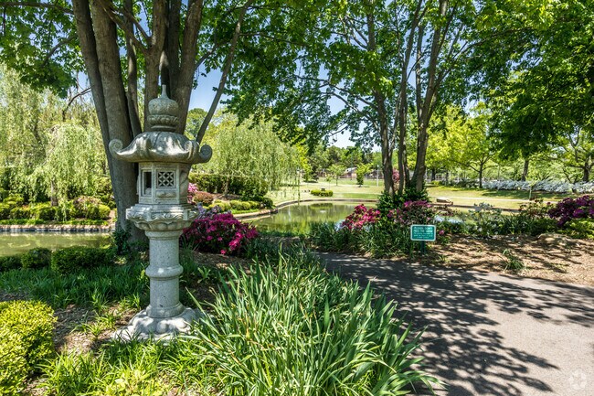 Mark S. Brown Municipal Park in Bartlett features a beautiful Japanese Garden.