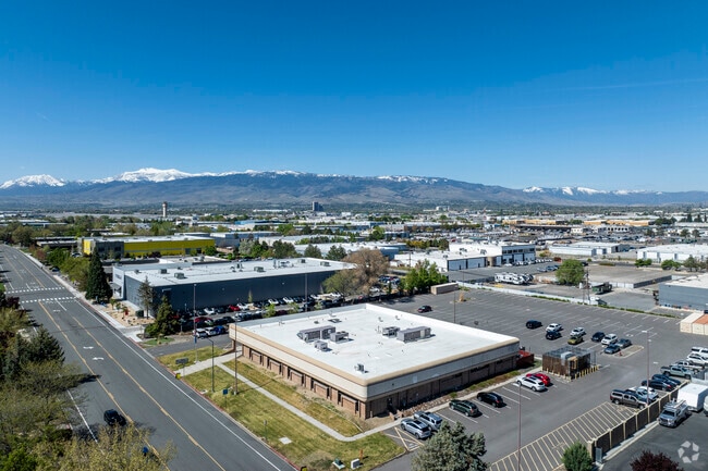 An aerial view of Washoe Inspire Academy facing South West.