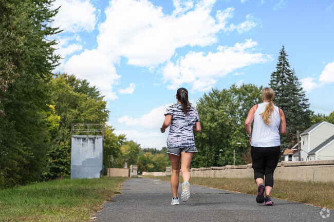 Connecticut Riverwalk and Bikeway runs on  Brightwood's outline with the river for about a mile.