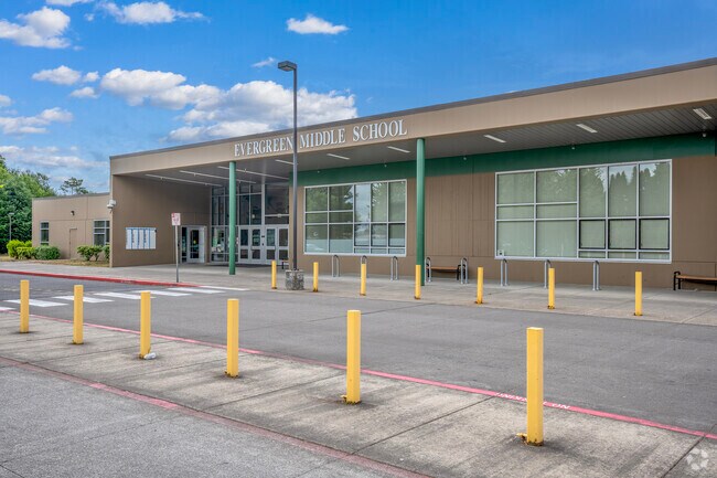 Evergreen Middle School serves students in Hillsboro, Oregon.