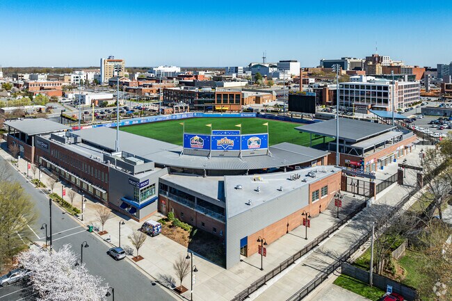 Truist Point is home to the High Point Rockers professional baseball team.
