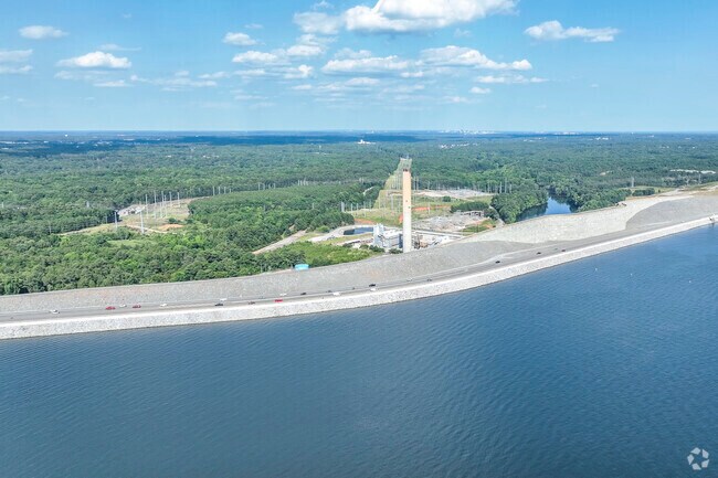 Lake Murray view toward Columbia
