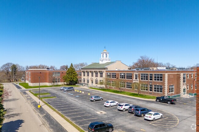 Brocton Elementary School has 217 students.