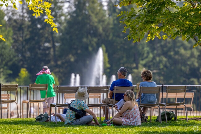 Newlin residents head to Longwood Gardens for the beautiful fountain show.
