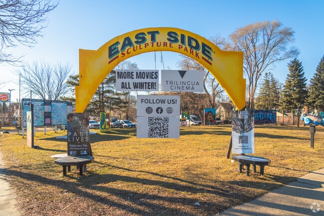 East Sides Sculpture Park consists of a lot of cultural artwork.