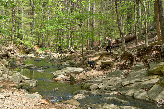 Gulf Branch locals have access to beautiful nature trails just outside their door.