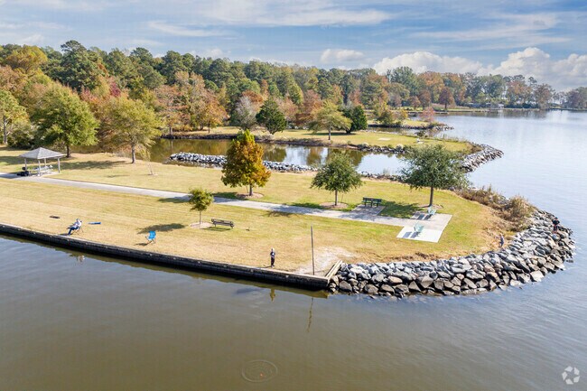Fishing is popular at Munden Point Park in the Pungo area of Virginia Beach.