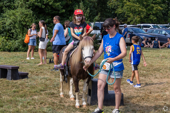 Stonybrook kids can get their face painted go for a pony ride at the Yardley Harvest Day Festival.