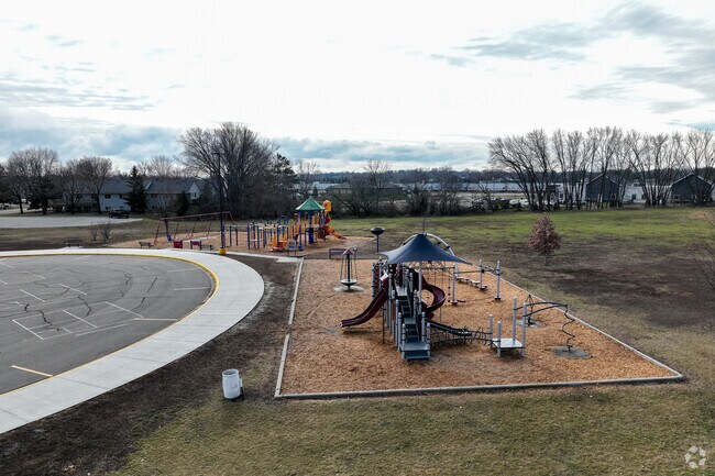 Lake Marion Elementary School has a large, safe playground.