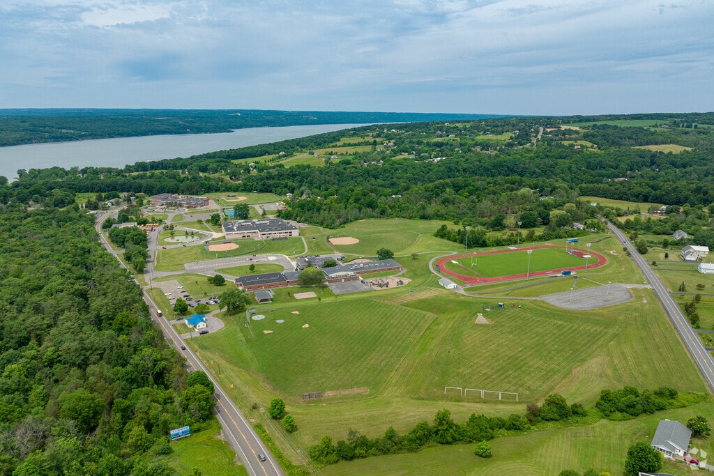 Raymond C. Buckley Elementary School is located on the shores of scenic Cayuga Lake.