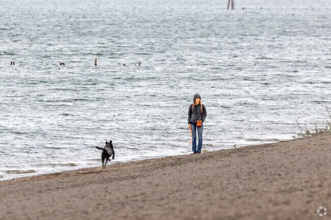 Broughton Beach Rec. Area is a very popular spots for walks and outdoor activities.