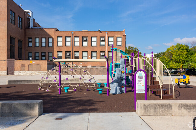 Playground at Nixon Elementary School are safe and modern.
