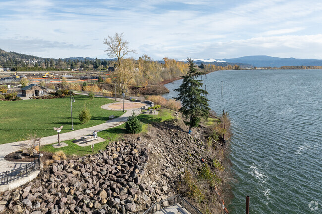 Washougal Waterfront Park offers recreation on the banks of the Columbia river.