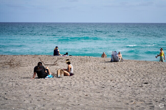 Juno Beach is well known for it's clear waters and clean beaches.