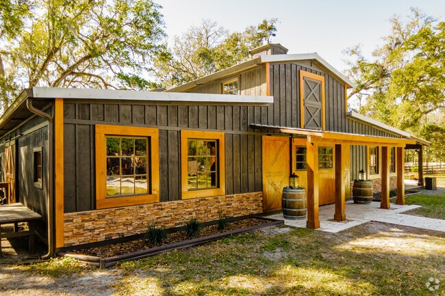 Farm building venue for the Madison Barn Wedding Venue.