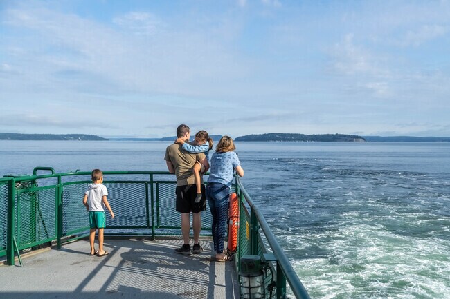Getting into Freeland is a short 20 minute ferry crossing from Mukilteo.