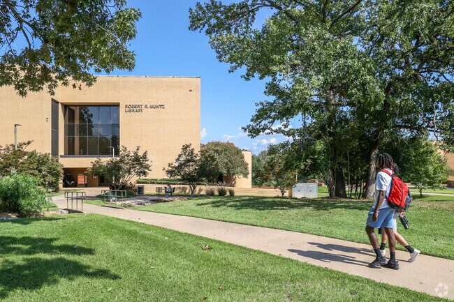 Head out to the Library at UT Tyler with a friend for a quick study session.