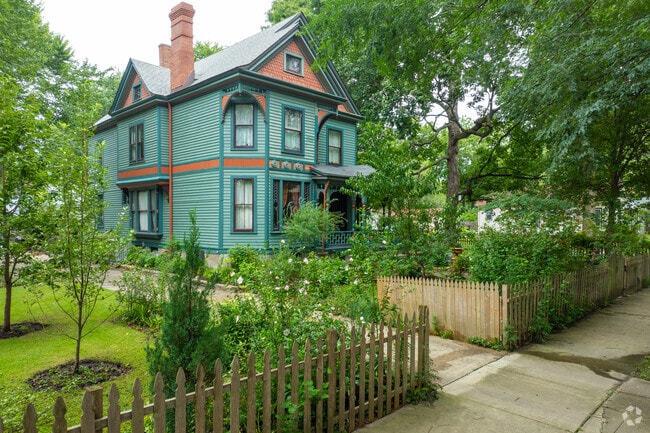 The neighborhood of Vinegar Hill is dotted with reflections of the city's past.