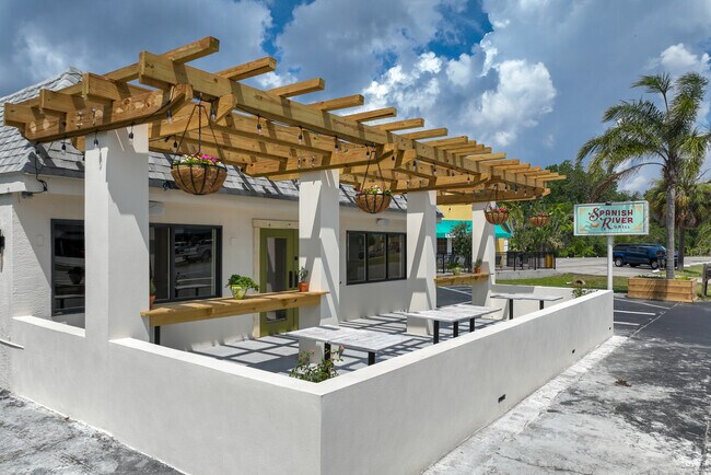 South Mainland's Spanish River Grill is local favorite for it's wine list and delicious tapas.