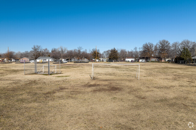 Kids can play soccer at Abilene Elementary School.