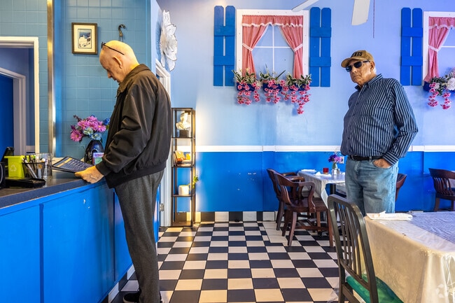 Santorini Gyro in Rogers Ranch invites you to savor authentic Greek cuisine.