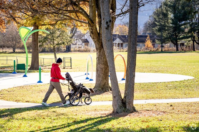 Take a stroll in the park at Shaw Place Park.