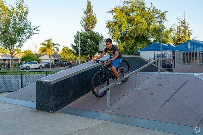 Show your tricks at the skate park at Max Baer Park in Avondale.