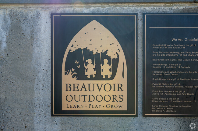 Beauvoir Elementary School was founded in 1933.