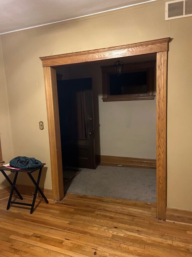 Foyer and entrance from front porch