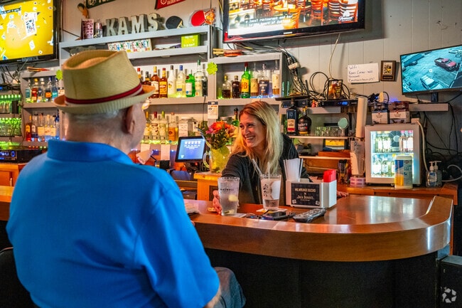Enjoy a drink at Kam's Corner Tap, just down the road from Golden Valley.