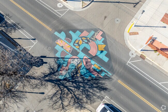 Hidden art can be found scattered around Barelas.