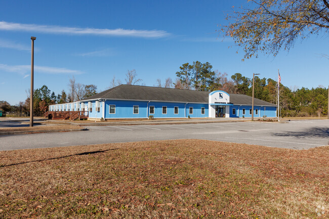 Bridgewater Academy Charter has outdoor activity areas for students.
