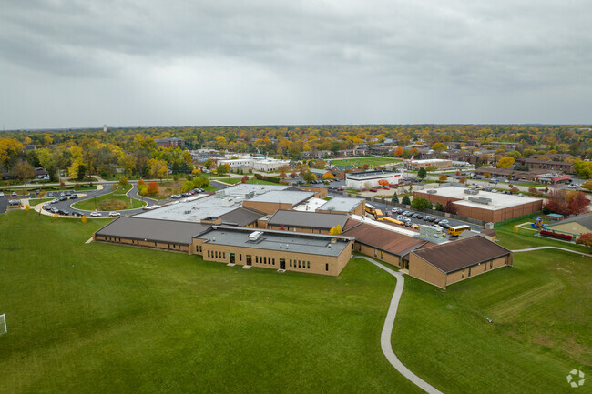 The beautiful campus of Westview Hills Elementary School includes modern amenities for students.