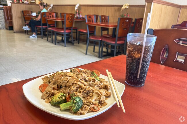 Tasty Pad See Ew is available from Ocha Thai Restaurant in South Wible Orchard.