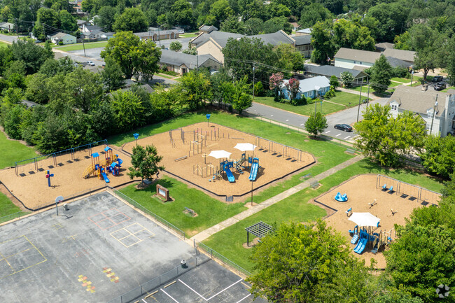 Play on the playground at University Place Elementary School.