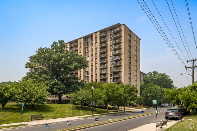 High rise condos are available in Columbia Forest.